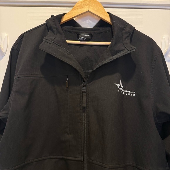 The North Face Hoodie Men's Size XL Black Full Zip Long Sleeve Hooded Jacket - Picture 3 of 9